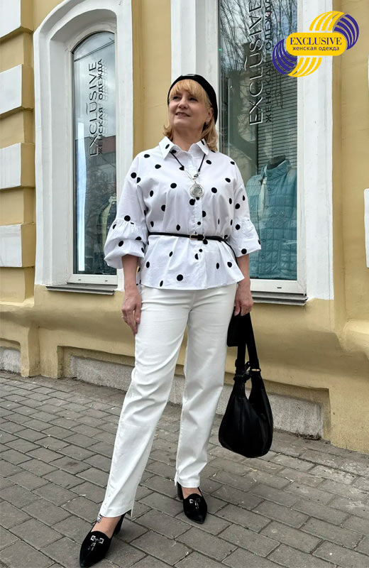 Джинсы белые